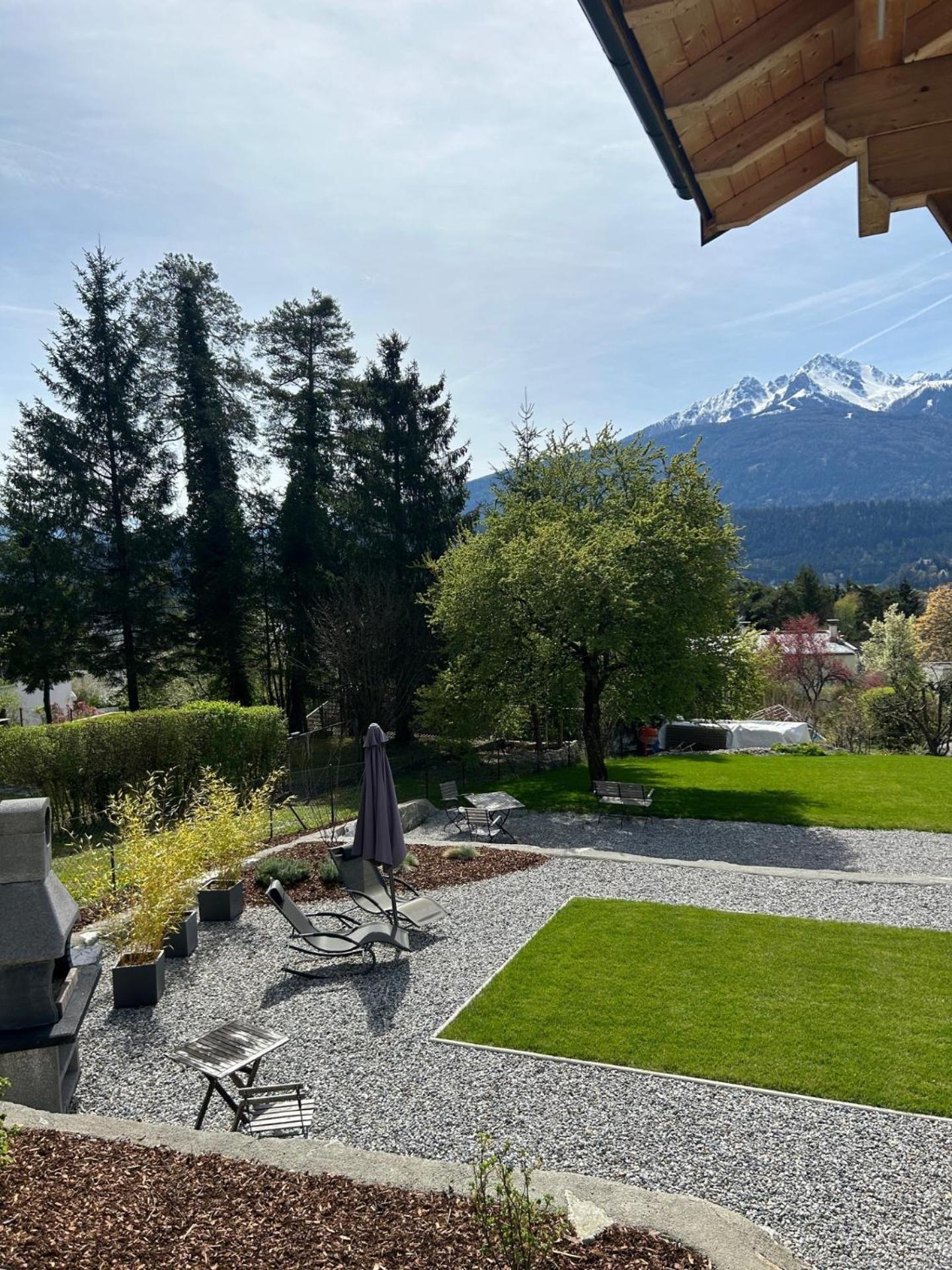 Wohnung Mit Garten Und Panoramablick In Innsbruck Eksteriør billede