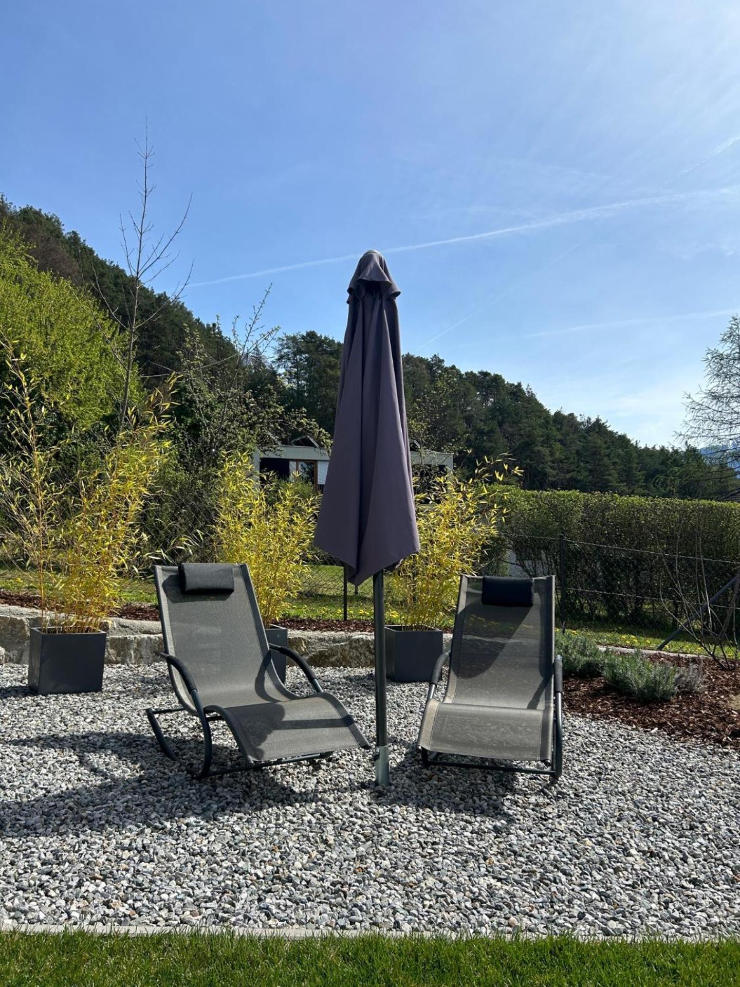Wohnung Mit Garten Und Panoramablick In Innsbruck Eksteriør billede